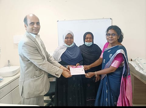 Shamsiya, who studied at Merpanaikkadu Government Higher Secondary School in Tamil medium, said her teachers helped and motivated her. (Photo | Express)