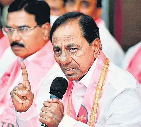 Telangana CM K Chandrasekhar Rao. (File photo)