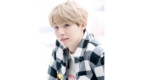 Suga of BTS.