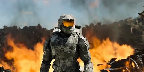 A still from Halo live action series (Photo | YouTube screengrab)