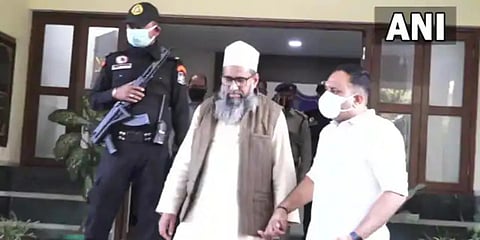 Gujarat ATS arrests Maulana Qamar Gani Usmani. (Photo| ANI)
