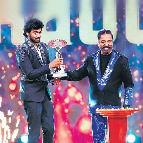 Raju Jeyamohan with Kamal Hassan