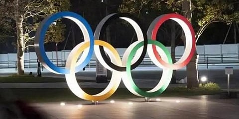 Olympics logo used for representation purposes only.