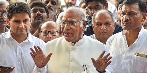 Senior Congress leader Mallikarjun Kharge. (Photo |PTI)