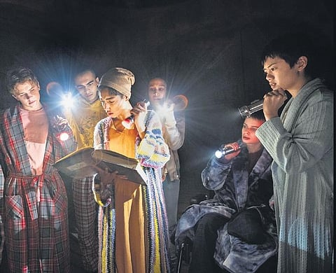 A still from the series