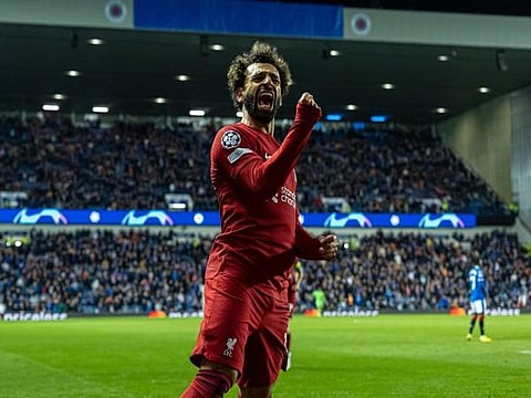 A stunning hat-trick by Liverpool's Mohamed Salah. (Photo | ANI)