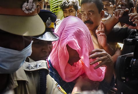 Laila, one of the accused in the Elanthoor 'human sacrifice' case (Photo | PTI)