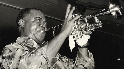 A still from the trailer of Louis Armstrong's Black & Blues documentary. (Photo | Apple)