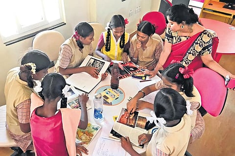 Stills from earlier classes held by CPB