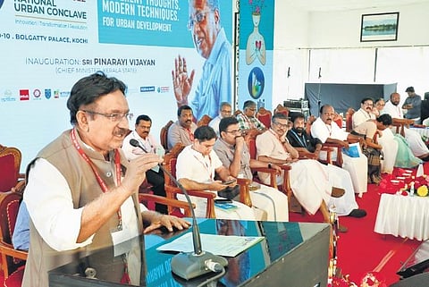 Founding chairman of Greater Cochin Development Authority, S Krishnakumar.