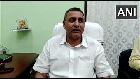 Bihar agriculture minister Sudhakar Singh. (Photo | ANI Twitter)