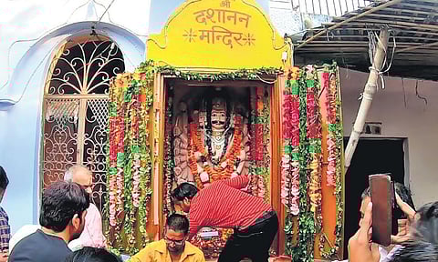 The Dashanan Ravan Temple at Kanpur in Uttar Pradesh