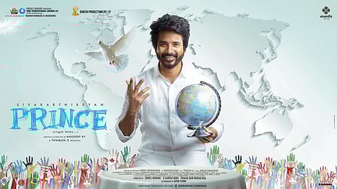 Poster of Sivakarthikeyan's new movie 'Prince'
