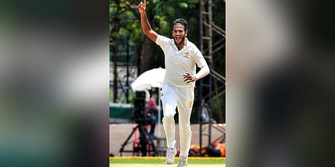 Indian cricketer Vijaykumar Vyshak. (Photo | Instagram/Vyshak)