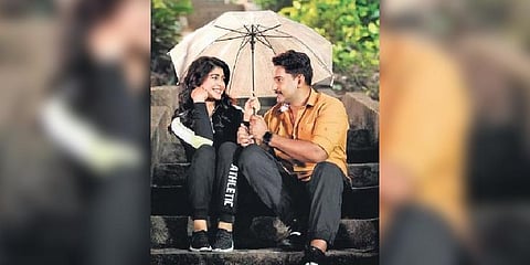Prajwal Devaraj and Aditi Prabhudeva in 'Mafia'