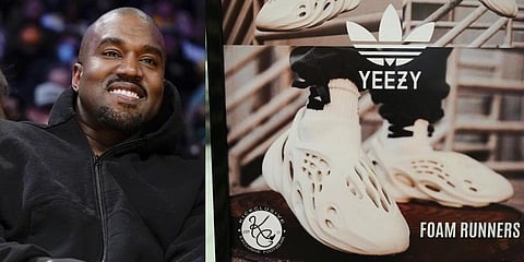 Adidas has stopped production of its line of Yeezy products as well as payments to Ye and his companies. (Photos | AP)