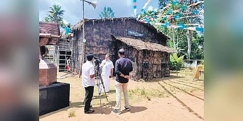 The recreated Santhosh Talkies at Mundankavu in Chengannur | Express