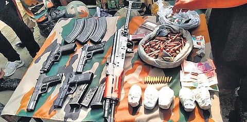 Arms and ammunition used for representational purpose (Photo | EPS)