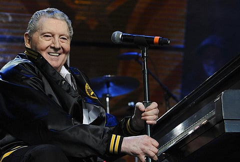 Jerry Lee Lewis performs during Farm Aid on Sept. 20, 2008 in Mansfield (File Photo | AP)