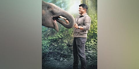 A still from Gandhada Gudi
