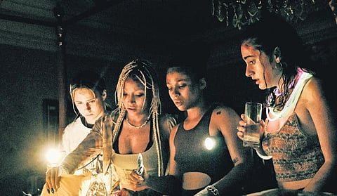 A still from the newly released film 'Bodies Bodies Bodies'