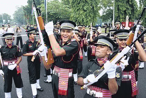 Passing Out Parade in Officers Training Academy
