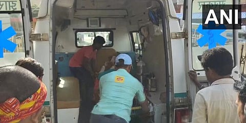 19-year-old girl Maruti Kumari was set on fire by a married man for refusing to marry him.(Photo | ANI Twitter)