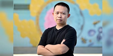 Zeng Jiajun posing for a photo in Palo Alto, California. (Photo | AFP)