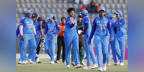 Team India. (Photo | Asian Cricket Council)