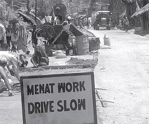 Road work in progress. Image used for representational purpose.