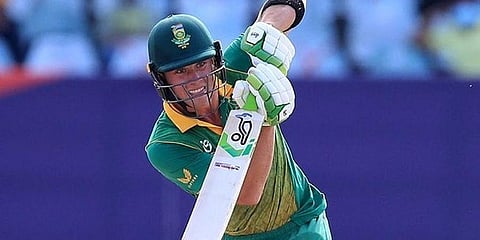 South African cricketer Dewald Brevis ( File photo | Twitter)