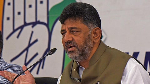 President of Karnataka Congress D K Shivakumar.