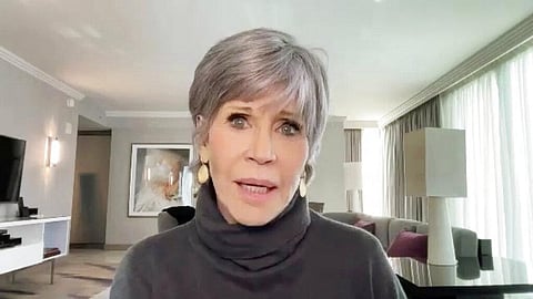 Jane Fonda, American actress, activist, and former fashion model. (Photo | AP)