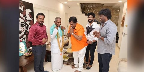 Both Ramarajan and Isaignani Ilaiyaraaja have together delivered some of the most iconic blockbusters in Tamil cinema. (Photo | Twitter)