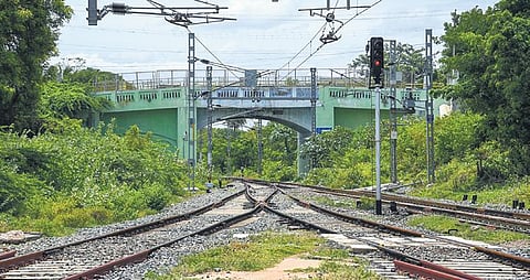 The Maris theatre railway overbridge | M K ASHOK KUMAR