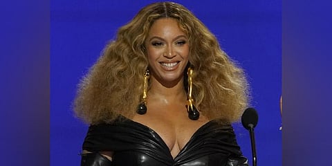 Beyonce appears at the 63rd annual Grammy Awards in Los Angeles. (Photo | AP)