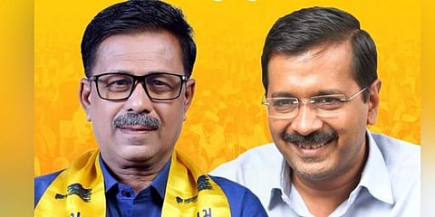 Kanchan Jariwala and Arvind Kejriwal. ( Photos | Twitter)