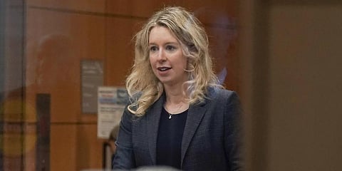 Former Theranos CEO Elizabeth Holmes arrives at federal court in San Jose. (Photo | AP)