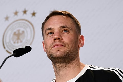 Germany captain and goalkeeper Manuel Neuer said he had 'no fear' of potential FIFA repercussions for his and his country's human rights stances. (Photo | AFP)