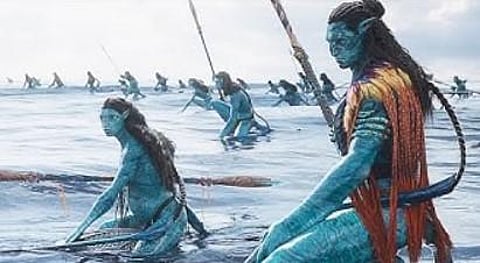 A still from the trailer of 'Avatar: The Way of Water.' (Photo | YouTube screengrab)