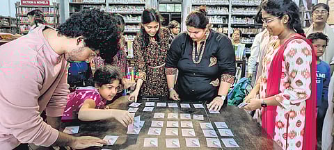 Green conversations over cards