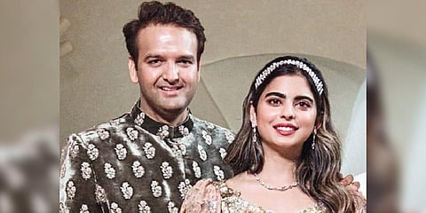 Anand Piramal and Isha Ambani (File Photo | ANI)