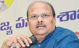 TDP senior leader and former minister Yanamala Ramakrishnudu.