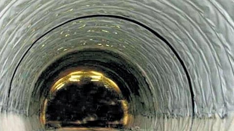 Image of a tunnel used for representational purposes only.