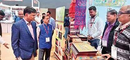 Principal Secretary Sanjay Kumar Singh at International Trade Fair in New Delhi. (Photo | EPS)