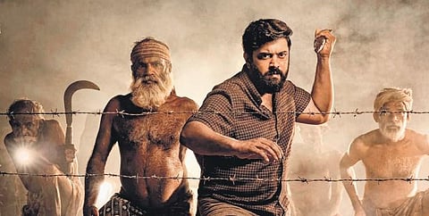 Trailer poster of Nivin Pauly-starrer Padavettu.