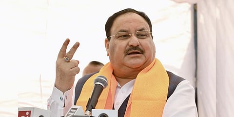 Bharatiya Janata Party National President JP Nadda (Photo | ANI)