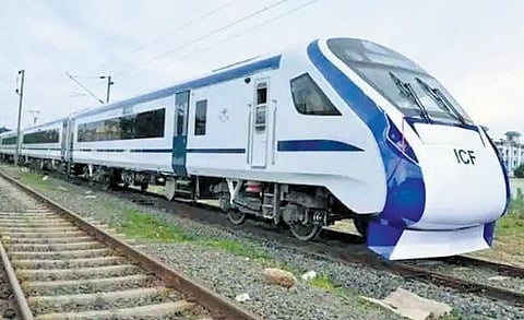 Vande Bharat trains have covered a cumulative distance of more than 18 lakh route kms since it started in 2019 till date. (File photo)