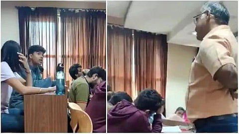 Screen grab of the incident.