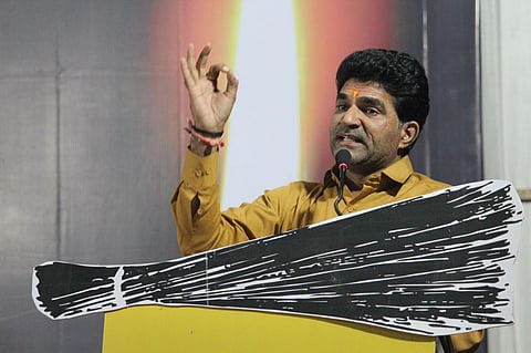 Aam Aadmi Party (AAP) leader Isudan Gadhvi. (Photo | AAP Gujarat Twitter)